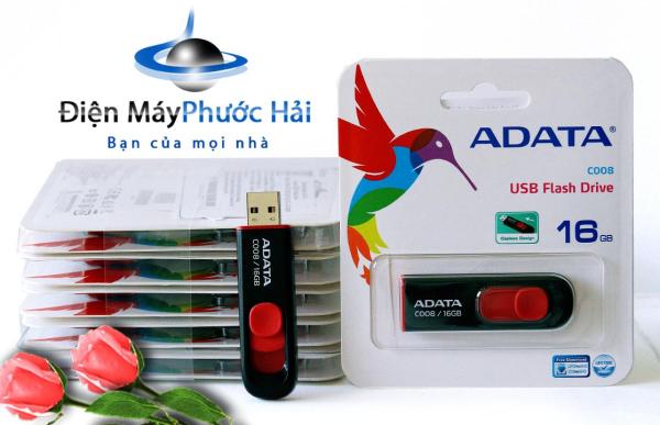 USB Adata C008 16gb - Bộ 10 cái - bán sỉ - Chính hảng Adata,  Dùng cho thợ làm phim