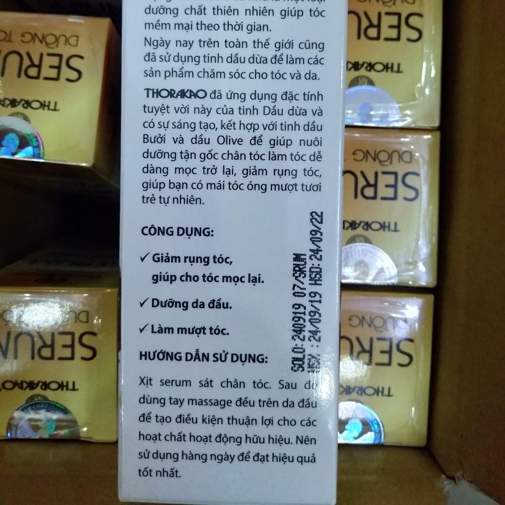 Serum dưỡng tóc bưởi dầu dừa oliu - Thorakao 75ml