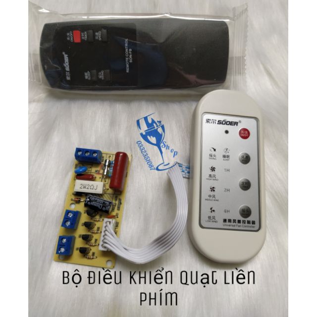 Bo quạt đa năng + mạch điều khiển quạt biến quạt thường thành quạt điều khiển có bảo hành 1 tháng