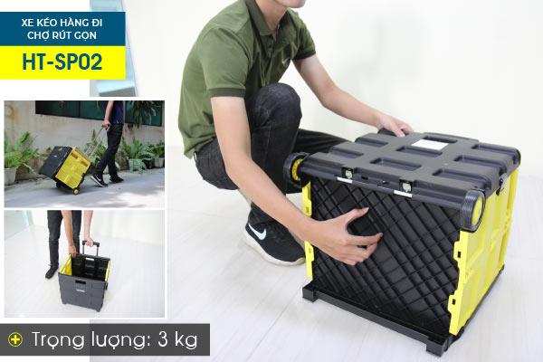 Xe kéo hàng đi chợ rút gọn Advindeq HT-SP02