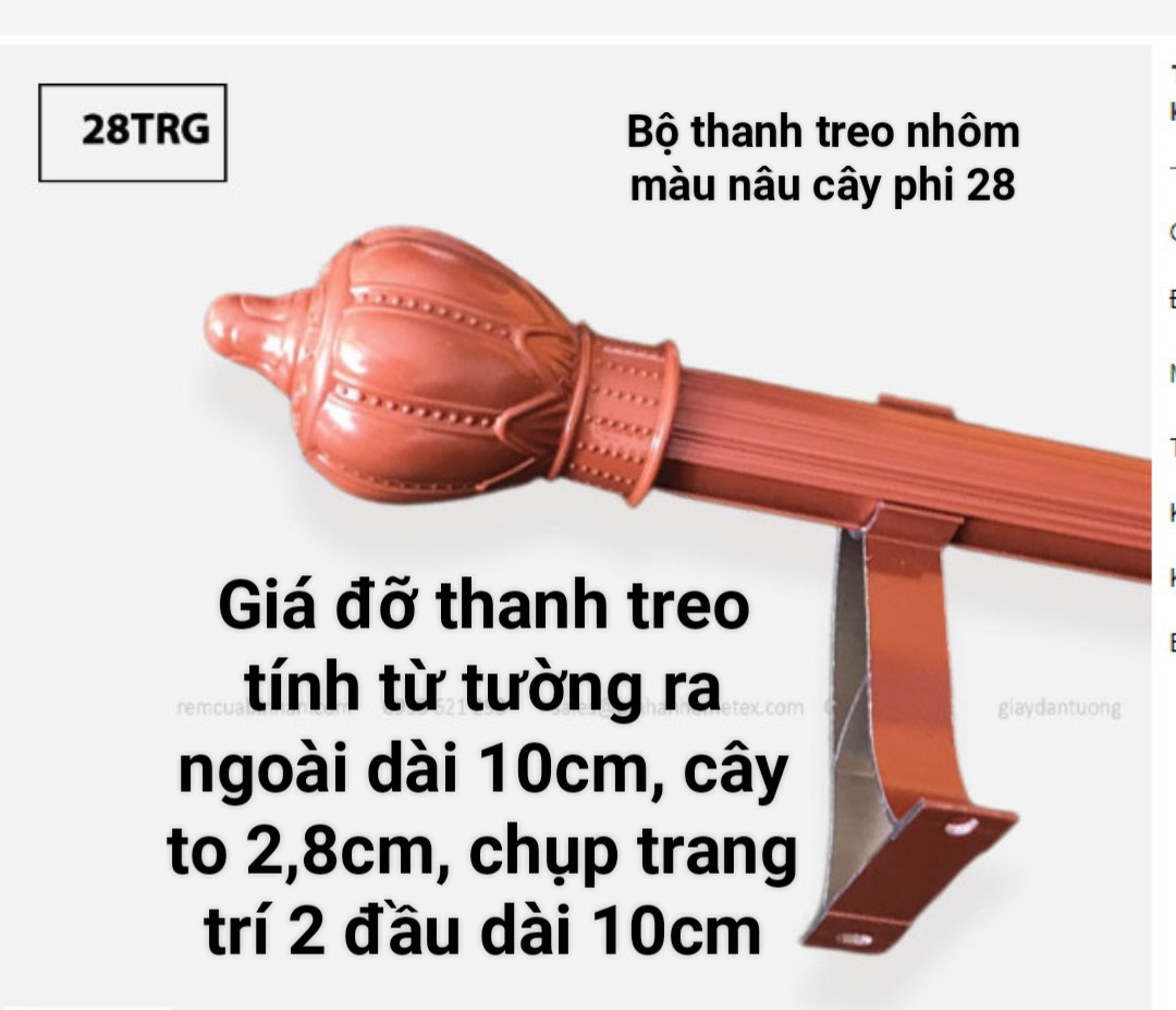 Thanh Treo Rèm Cửa Dài 1m Nhiều Mẫu Khác Nhau