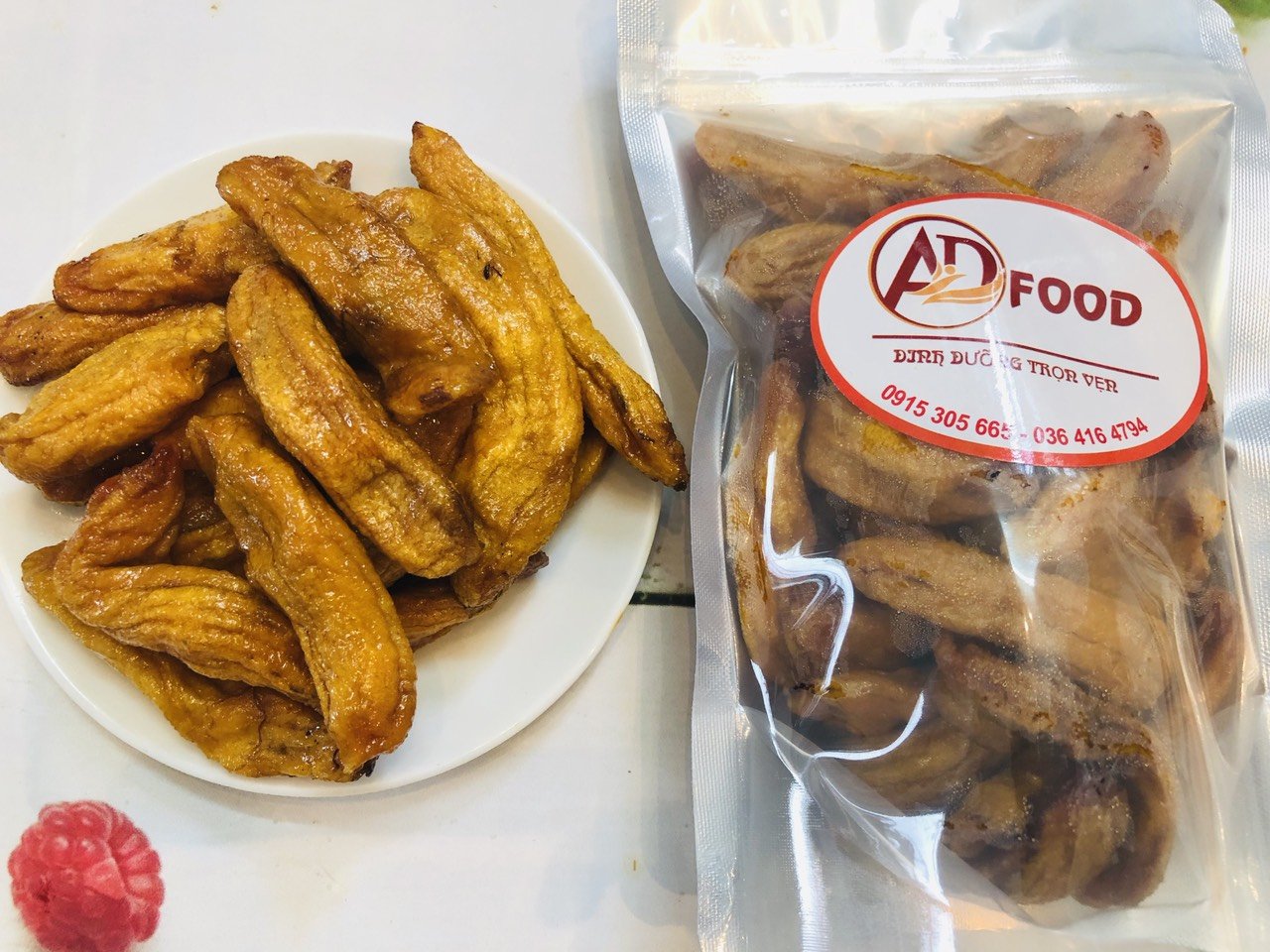 200g chuối sấy dẻo nguyên trái