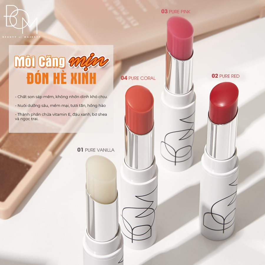 Son Dưỡng Màu BOM Dewy Lip Balm 4.5g