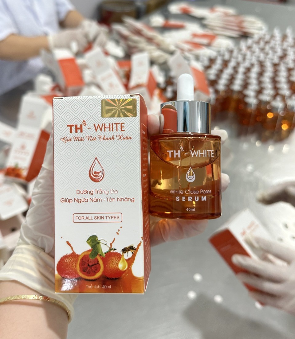 Serum trắng da se khít lỗ chân lông TH-White 40ml