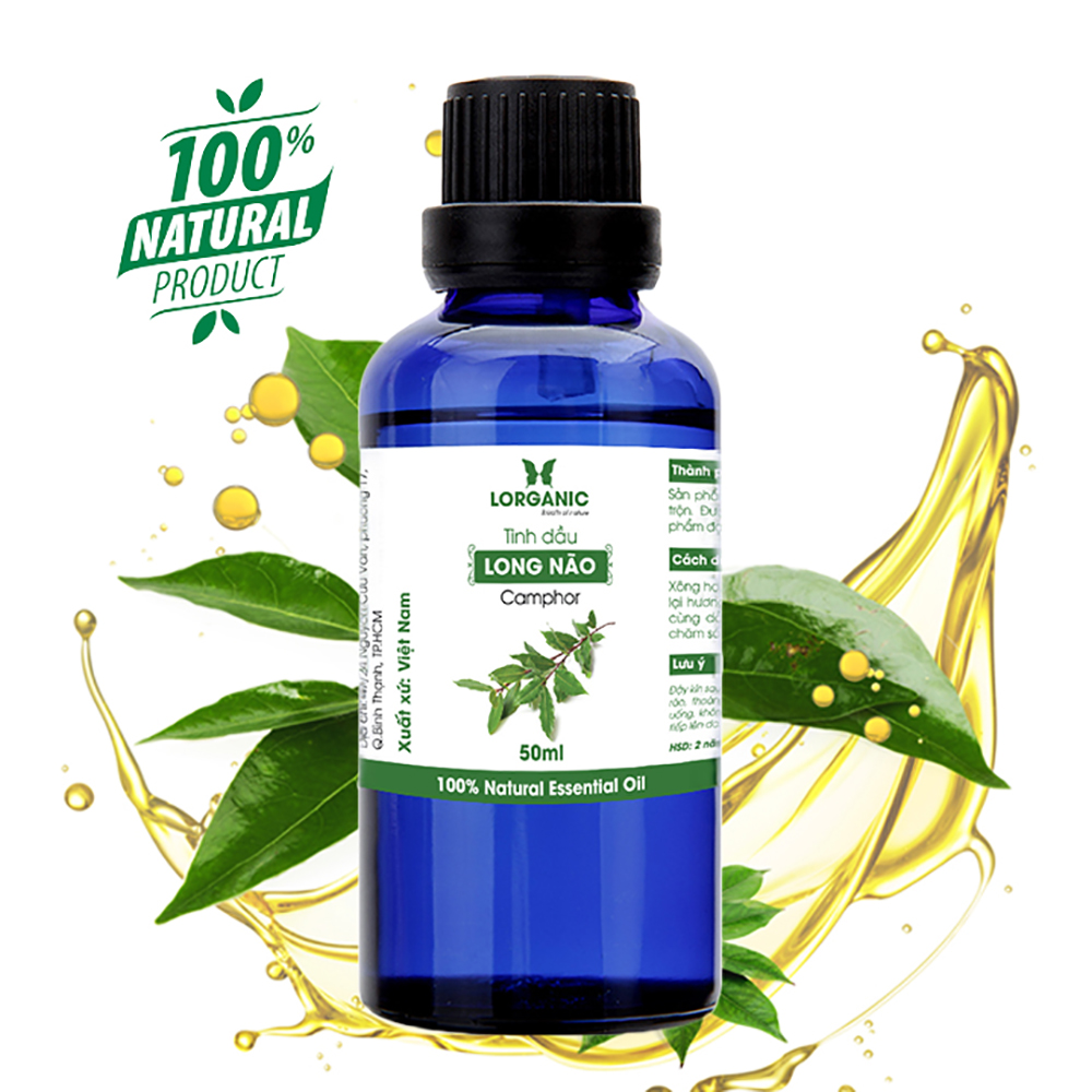 [HCM]Tinh dầu long não Lorganic Camphor 10ml, 50ml