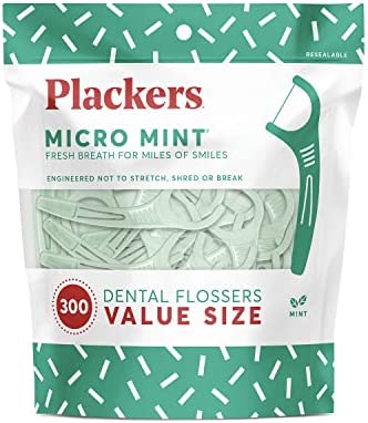 Tăm chỉ Plackers Micro Mint túi 300 cây