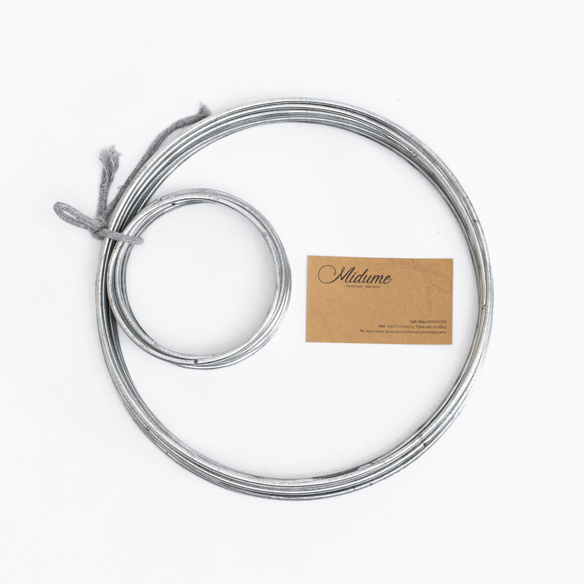 Vòng sắt nhiều kích thước làm dreamcatcher phụ kiện handmade làm vòng hoa, khung tròn để trang trí