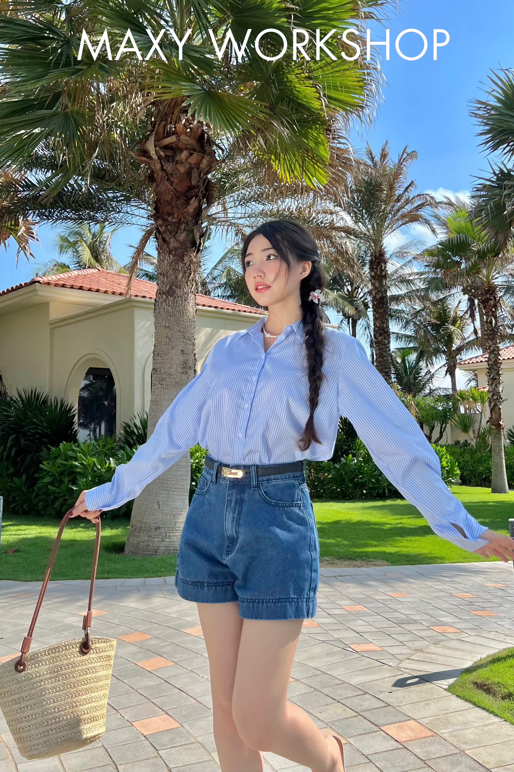 Quần short chất jeans cá tính Jeans Short Maxy Workshop