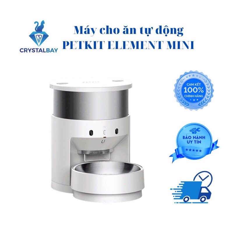 (New 2026) Máy cho ăn tự động cho mèo thú cưng Petkit Infinity Fresh Element 3 – Dung tích 5L, lồng chứa Inox