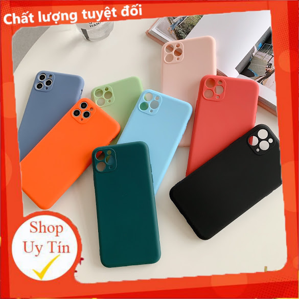 Ốp iphone dẻo màu trơn (đủ màu) 6plus/6splus/7plus/8plus/X/Xs/Xsmax/11/11promax