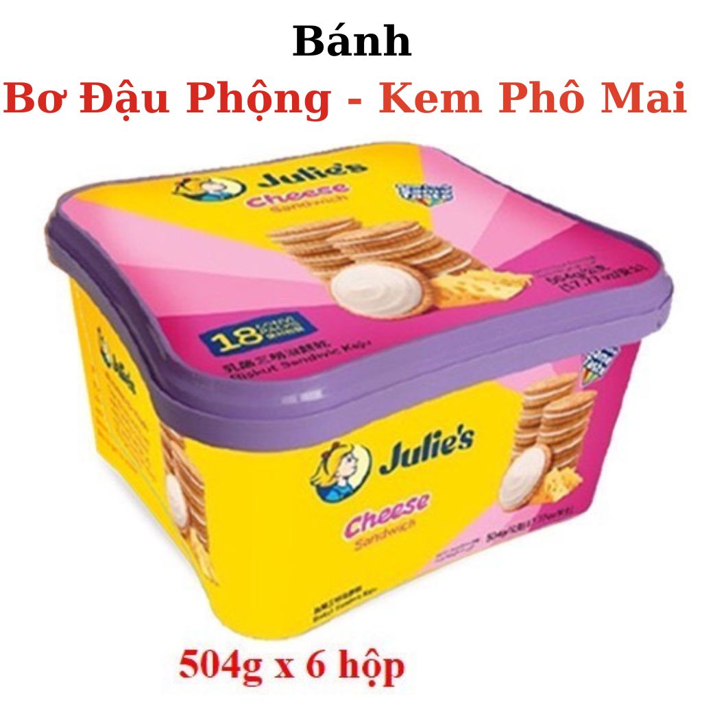 Bánh Quy Nhân Bơ Đậu Phộng Julie’s (540g)