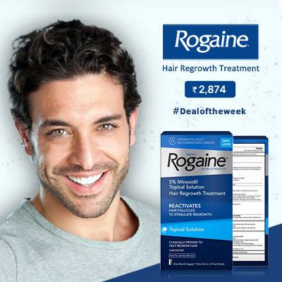 Kem mọc tóc chấm Nam Rogaine Minoxidil 5% Extra Strength For Men 60ml
