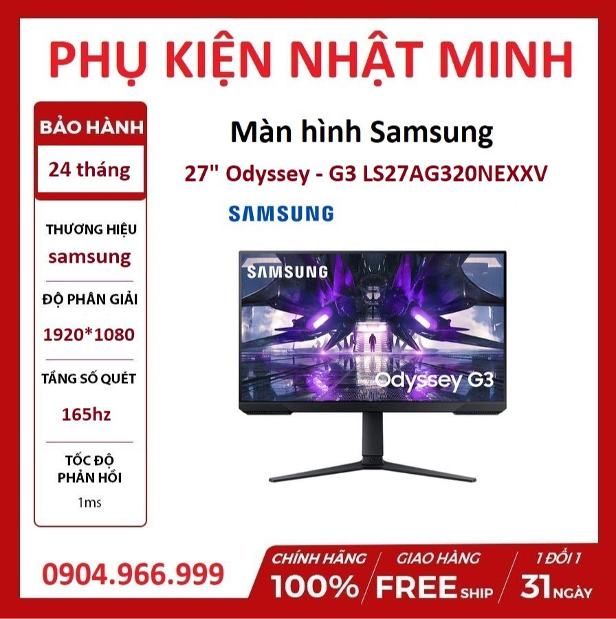 Màn hình Samsung Odyssey LS27AG320 165HZ 27 inch FHD VA 165Hz Màn...