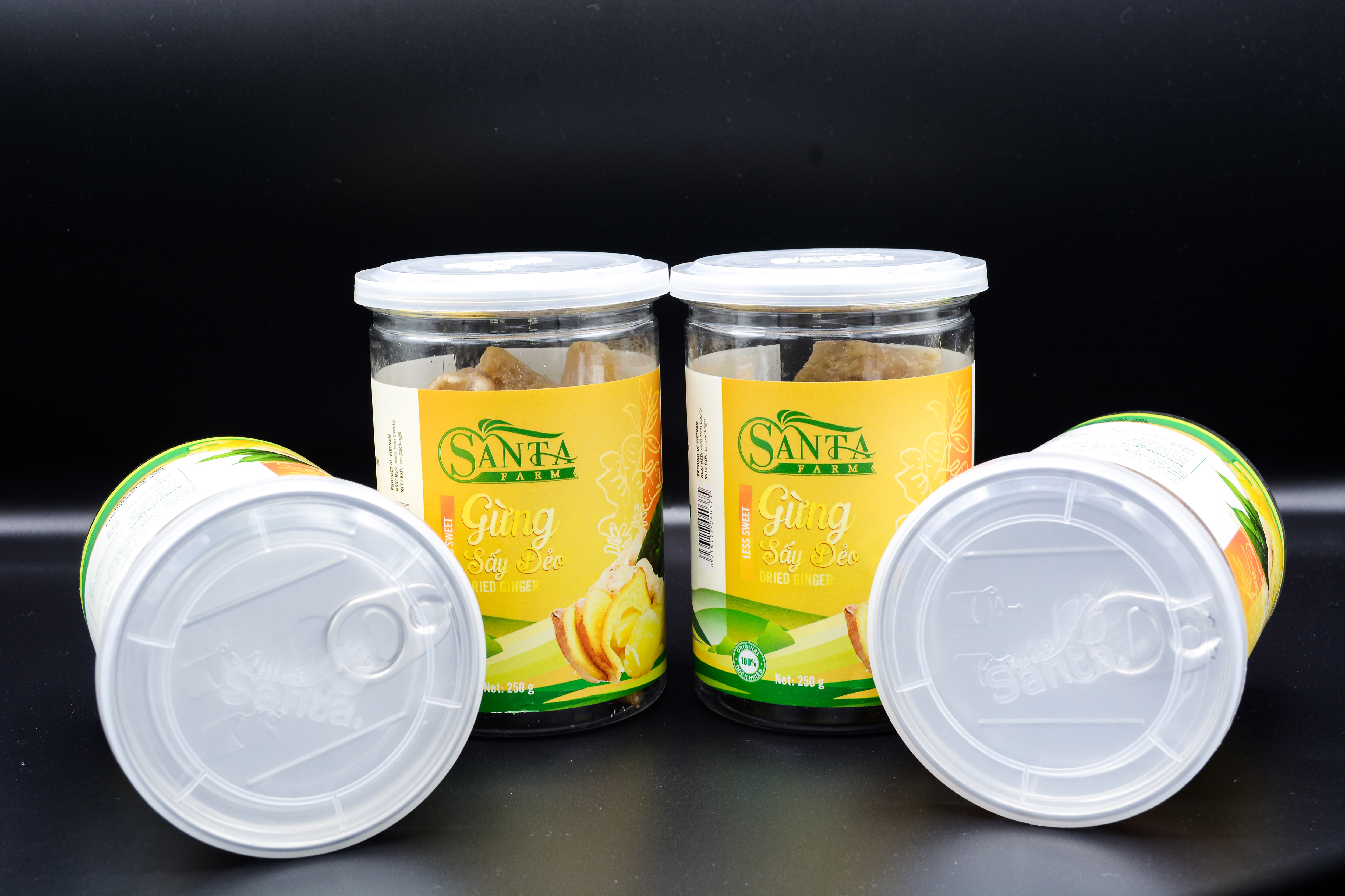 GỪNG SẤY DẺO Mefruits - Hộp 250g