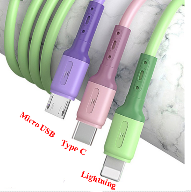 Dây Cáp Sạc Nhanh Type C / Micro USB / Lightning  Dài 1m Chất Lượng Cao