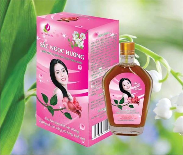 Sắc Ngọc Hương Tái Tạo Da Mụn -Nám-Tàn Nhang (hồng)