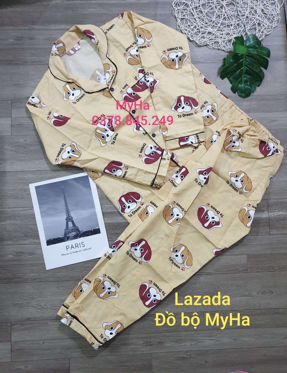 [HCM]Đồ Bộ Kate Thái Tay Dài Quần Dài ( mã 02 )