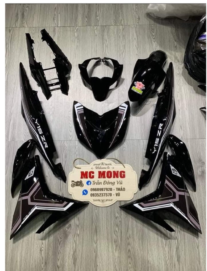 tem rời ex 150 y15zr đen bạc 2021