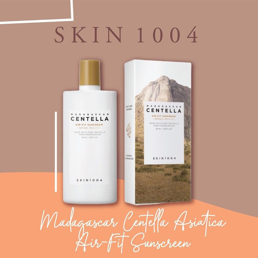 Kem Chống Nắng Skin1004 Kiềm Dầu Cho Da Nhạy Cảm Madagascar Centella Air-fit Suncream SPF50+ PA++++ 50ml