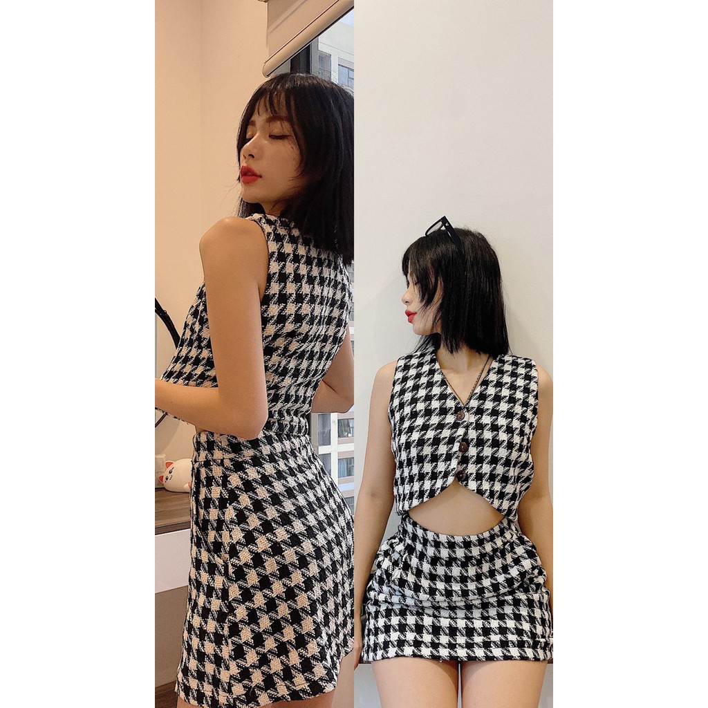 YU CHERRY | Áo nữ  Gingham Gile YA365
