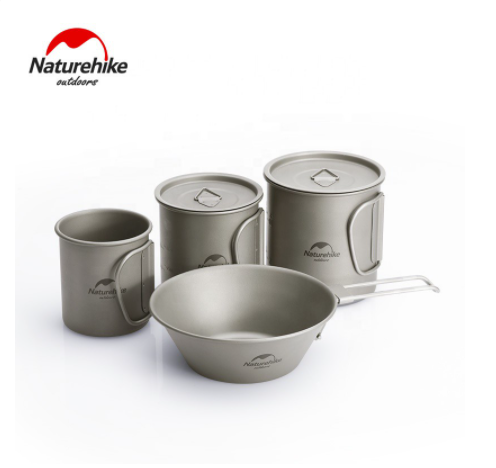 Cốc Titanium siêu nhẹ Glamping NatureHike NH20CJ005