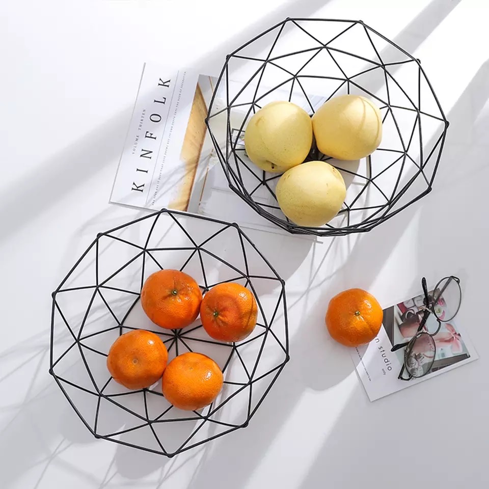 Rổ, Giỏ đựng hoa quả/trái cây ( Đen)
