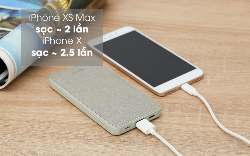 Pin sạc dự phòng Polymer 10.000mAh Type C PD QC3.0 Xmobile P68D ( Likenew )