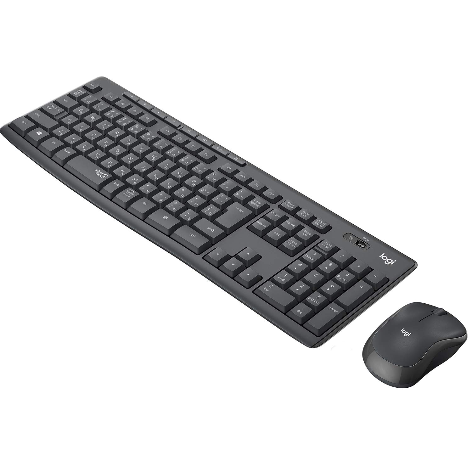 Logitech mk295 silent keyboard mouse silent USB 2.4GHz wireless noise reduction silent touch technology