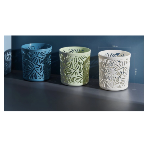 Dụng Cụ Cắm Bút kèm hoa văn (10x11 cm) - Kệ bút mini