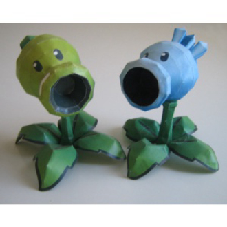 Mô hình giấy 3D Plants & Zombies (thích hợp cho người mới bắt đầu chơi mô hình giấy)