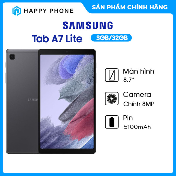 Máy tính bảng Samsung Galaxy Tab A7 Lite (3GB/32GB) -Nguyên seal, mới 100% - Bảo hành chính hãng 12 tháng