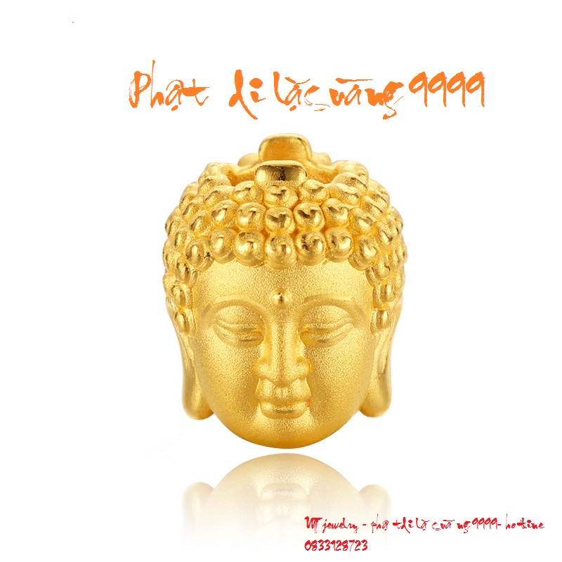 Charm Phật di lặc vàng 9999