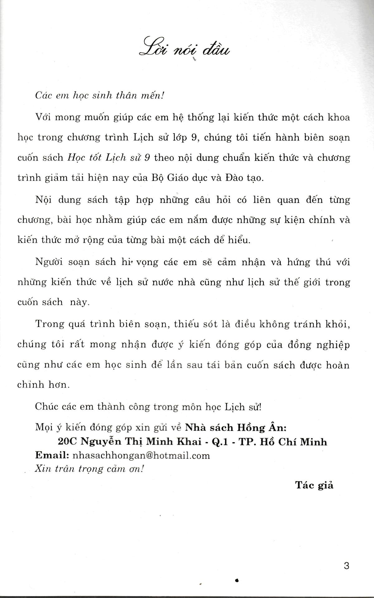 [HCM]Học Tốt Lịch Sử 9