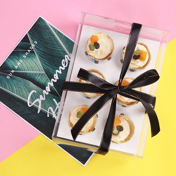 SET 5 HỘP MICA 6 BÁNH CUPCAKE