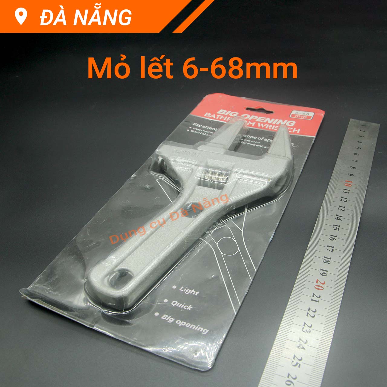 Mỏ lết lớn, mỏ lết phòng tắm gọng răng đảo chiều