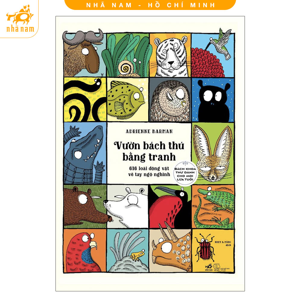 Sách - Bách khoa thư dành cho mọi lứa tuổi - Vườn bách thú bằng tranh (Bìa cứng) (Nhã Nam HCM)