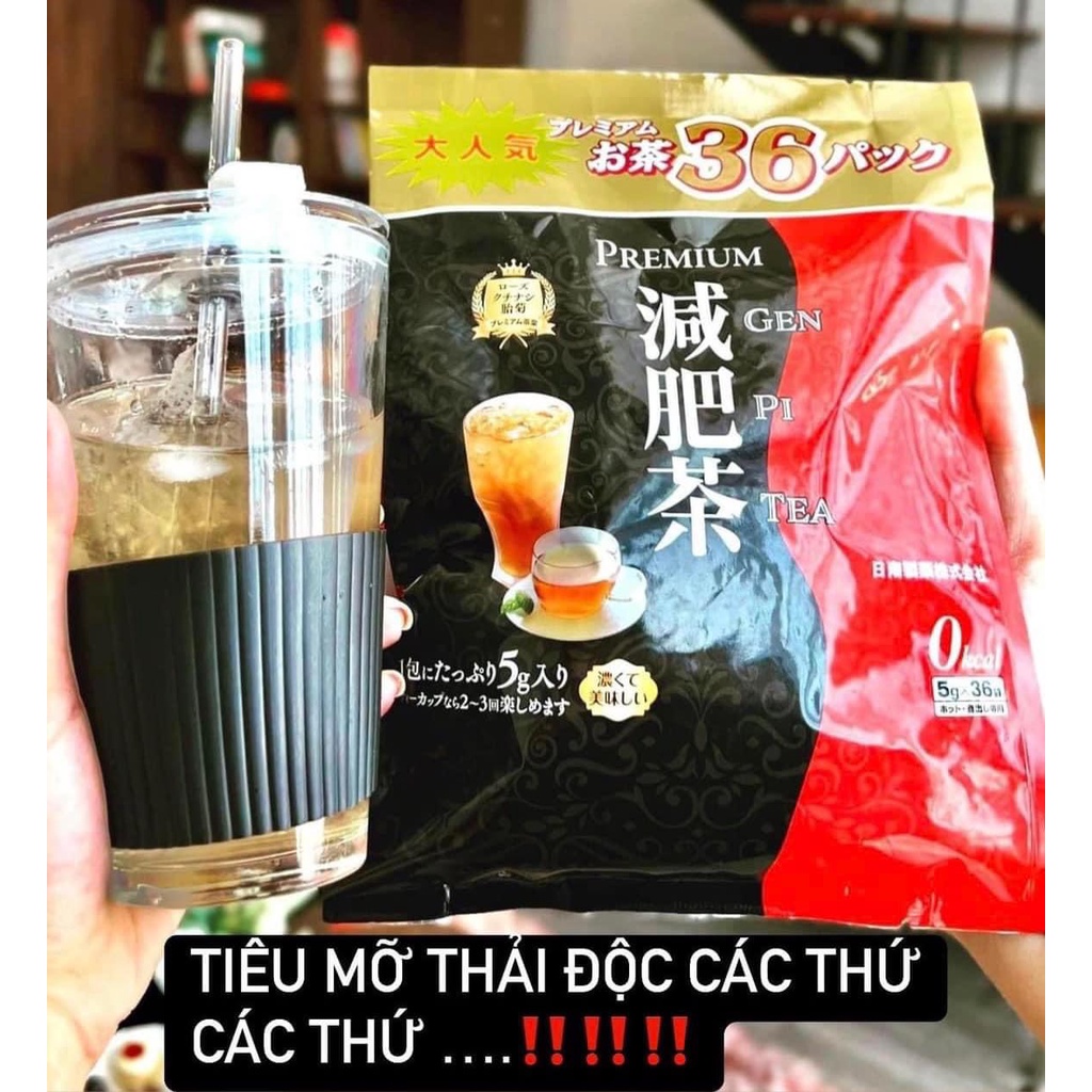 Trà Giảm Mỡ Bụng Genpi Tea Orihiro [chính hãng Nhật Bản]
