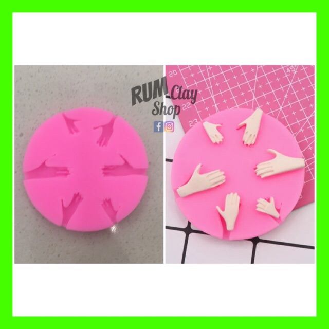 Khuôn silicone Bàn Tay 3 size