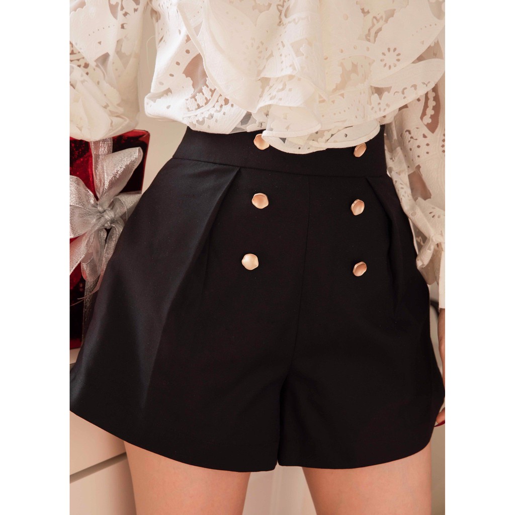 DOTTIE PREMIUM - Quần Limited Short With Button Q0052