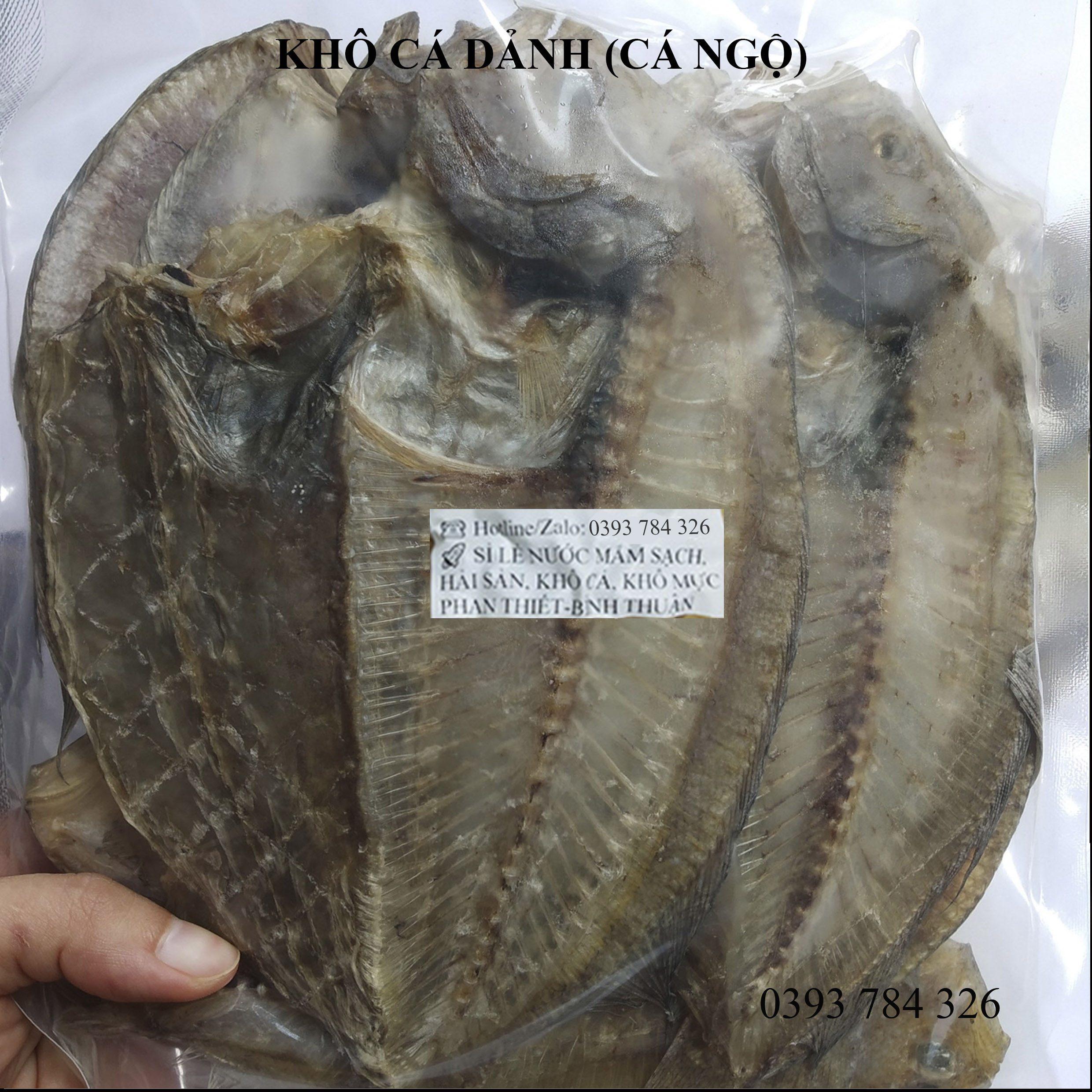 1KG Khô Cá Dảnh (Cá Ngộ) Loại Ngon Đặc Sản PHAN THIẾT-BÌNH THUẬN