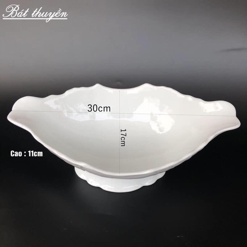 bát gà,thuyền đựng gà gốm sứ bát tràng