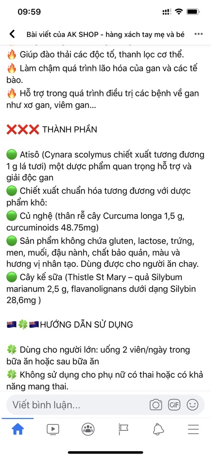 Thải Độc Gan Liver Detox Hàng  Úc