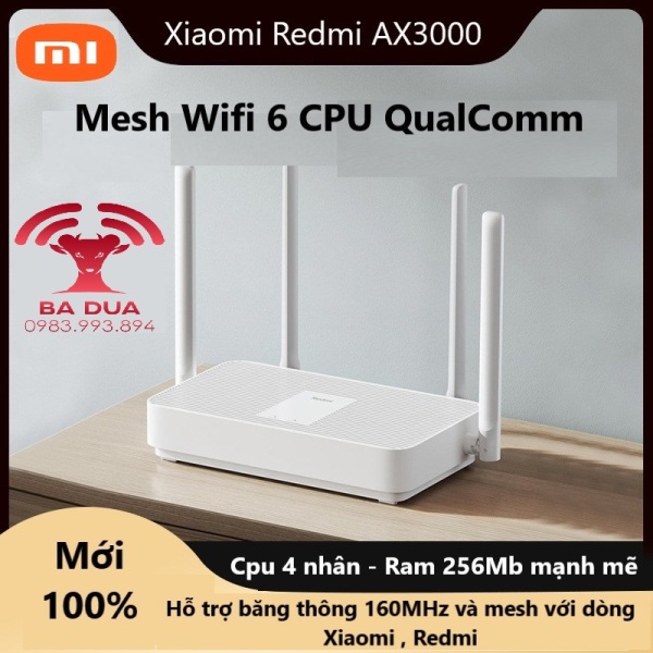 Bảng giá Bộ Phát Wifi Mesh Wifi 6 Xiaomi Redmi AX3000 Phong Vũ