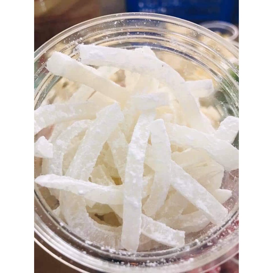 Mứt dừa non dạng sợi - loại 1 mới - 100g