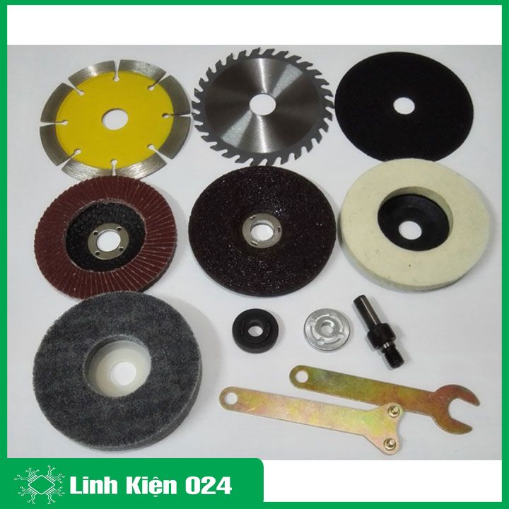 Bộ dụng cụ tháo lắp và lưỡi cắt, mài đa năng