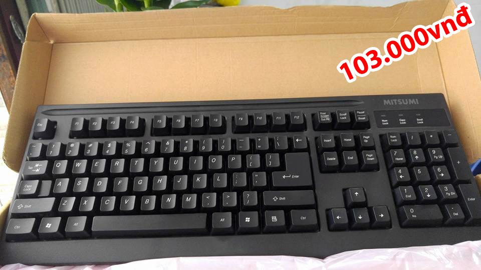 Keyboard Mitsumi PS2 - Bàn phím Mitsumi cổng PS2