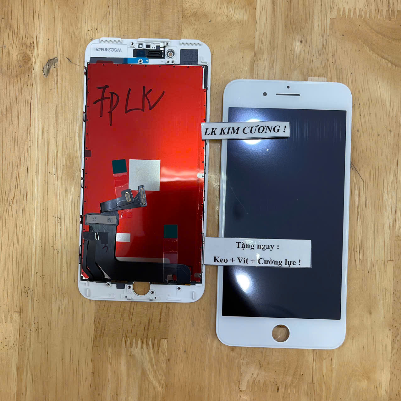 Màn hình tương thích ip 7 plus, Loại linh kiện