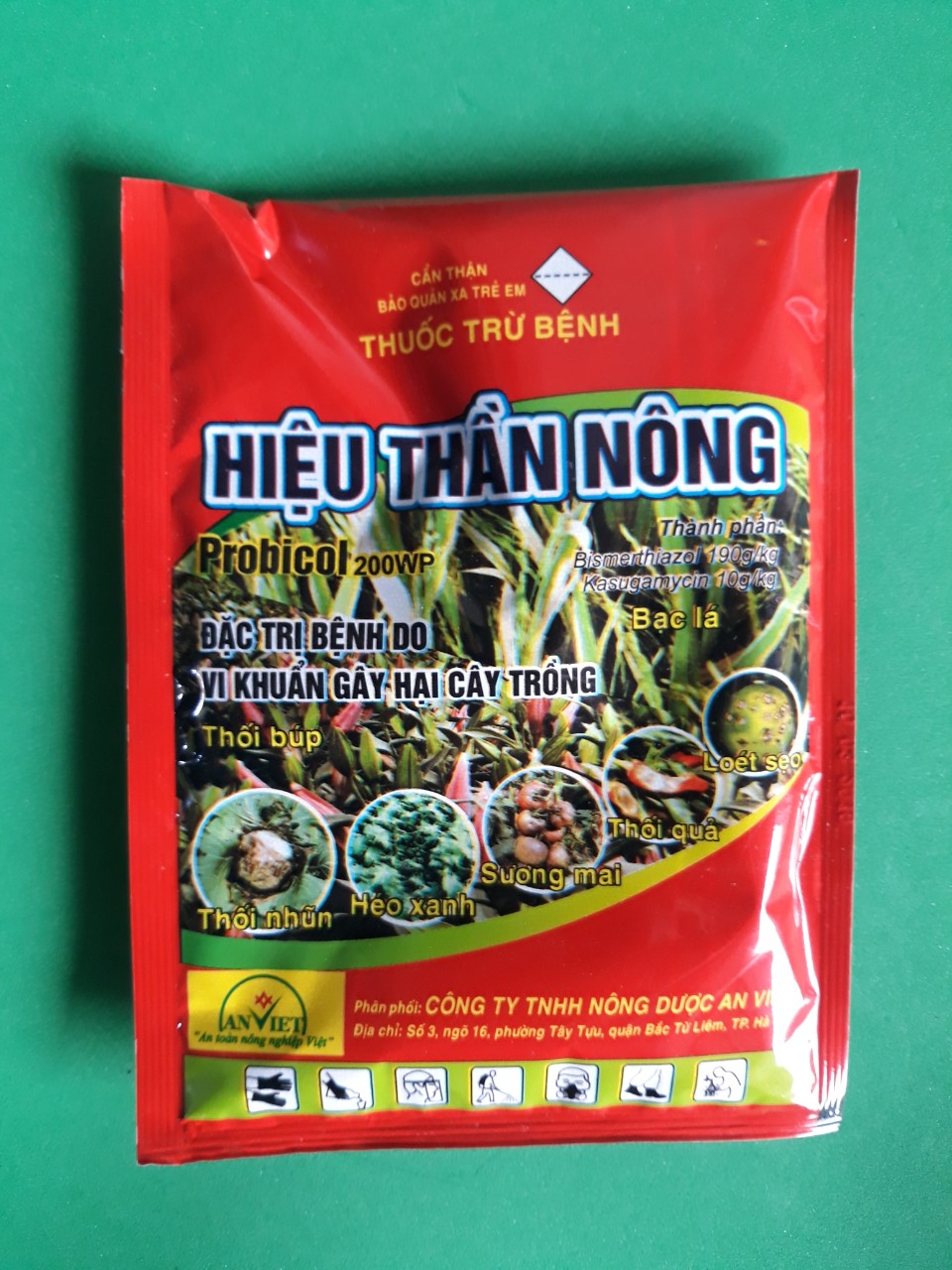 Thuốc trừ bệnh bạc lá lúa Probicol 200wp
