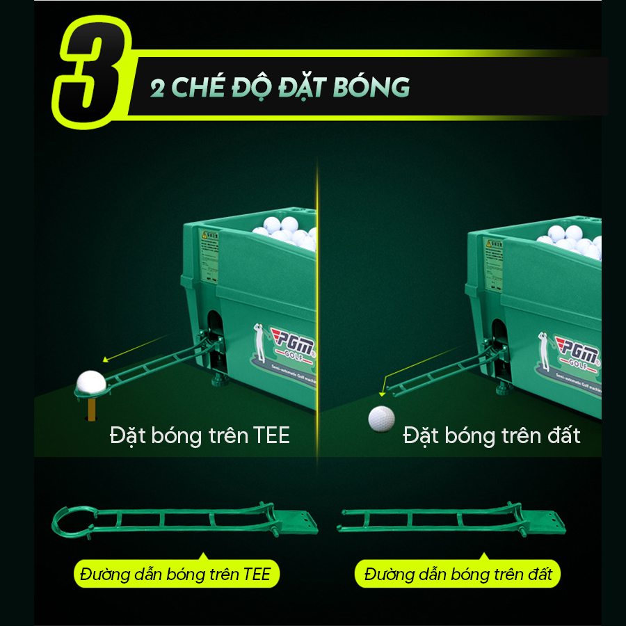 Máy Đặt Bóng Golf, PGM, Máy Đặt Bóng Bán Tự Động Dễ Dàng Sử Dụng