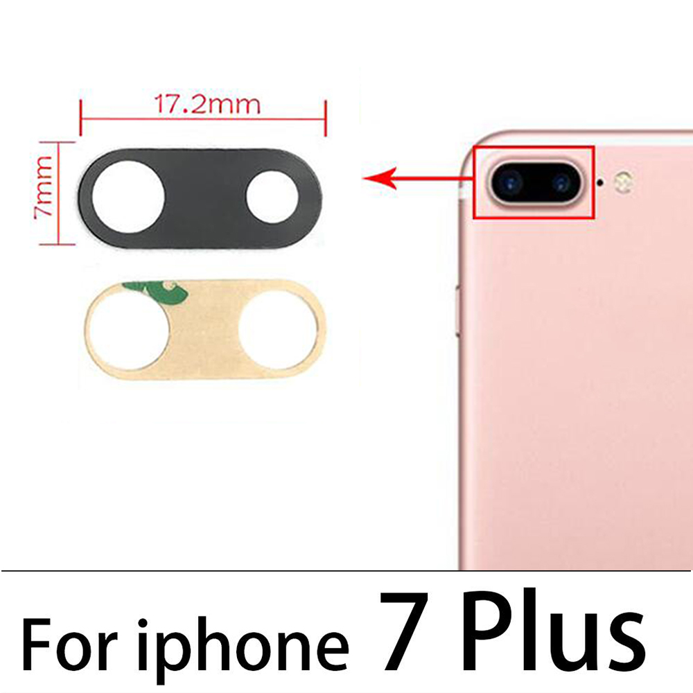 Glass Back Camera Lens for iPhone  7 7 Plus  Rear Camera Lens